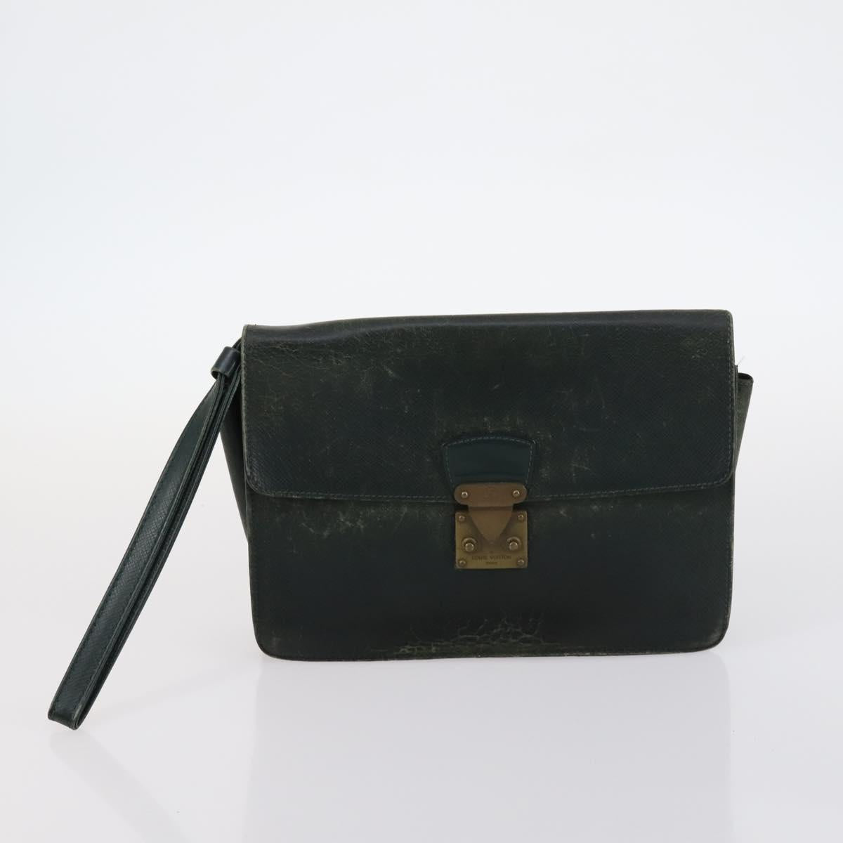 LOUIS VUITTON Monogram Taiga Clutch Bag 4Set Epicea LV Auth 143393