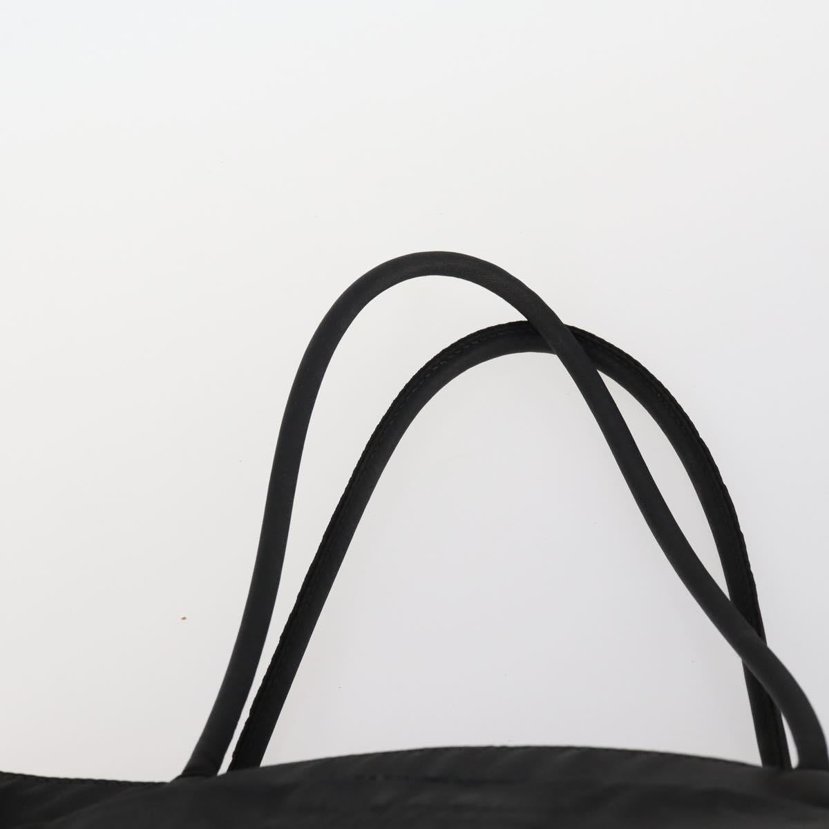 PRADA Tote Bag Nylon 2Set Khaki Black Auth 143394