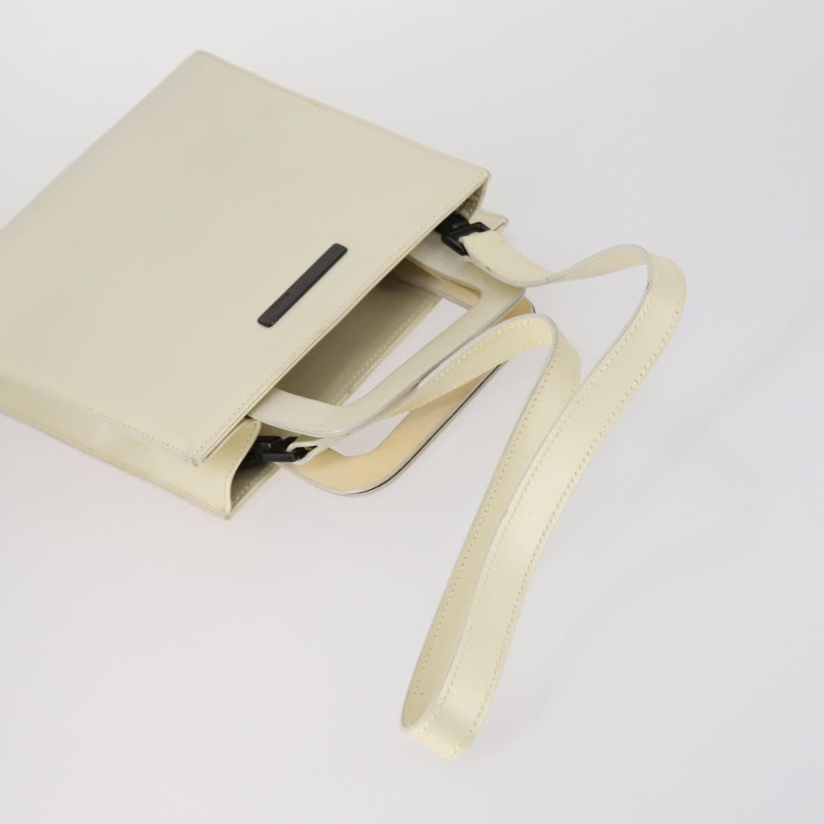 GUCCI Shoulder Bag Canvas Leather 4Set Gray Black Auth 143397