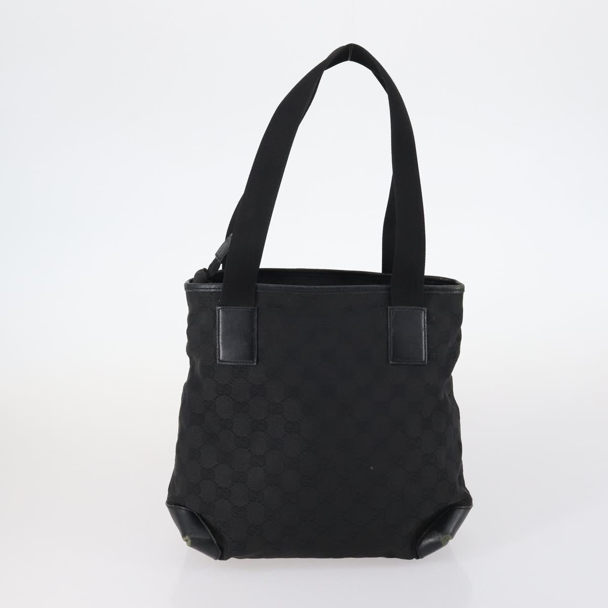 GUCCI GG Canvas GG Supreme Shoulder Bag PVC 4Set Beige Black Auth 143398