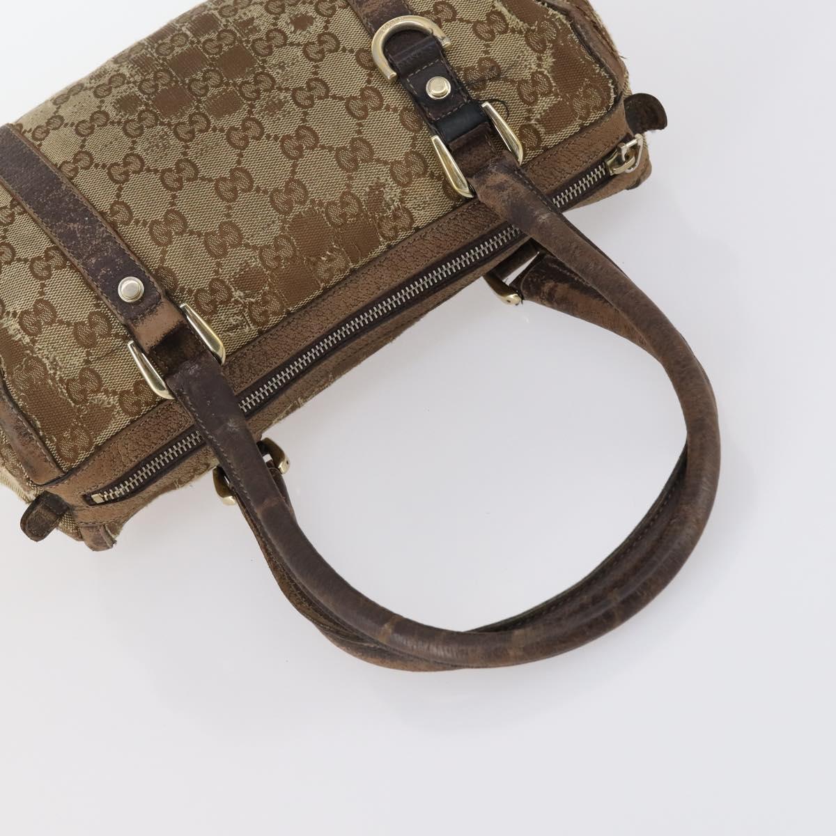 GUCCI GG Canvas GG Supreme Shoulder Bag PVC 4Set Beige Black Auth 143398