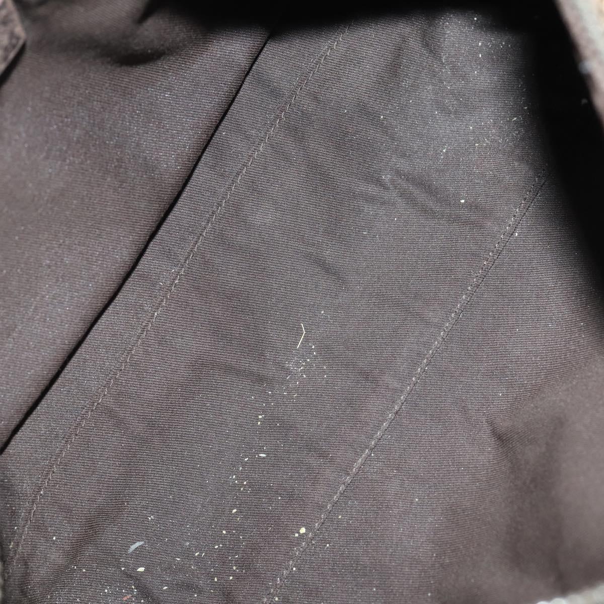 GUCCI GG Canvas GG Supreme Shoulder Bag PVC 4Set Beige Black Auth 143398