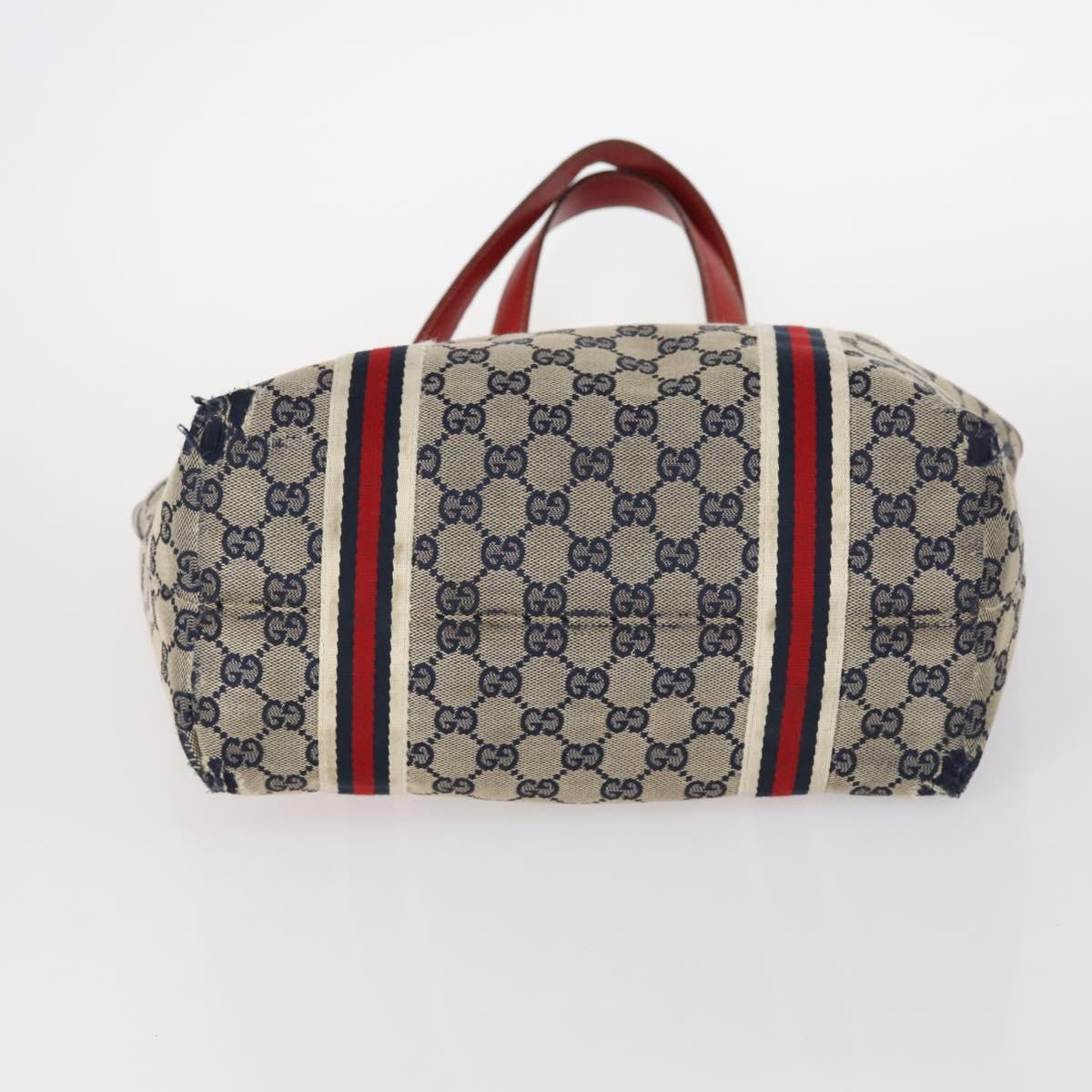 GUCCI GG Canvas GG Supreme Shoulder Bag PVC 4Set Beige Black Auth 143398