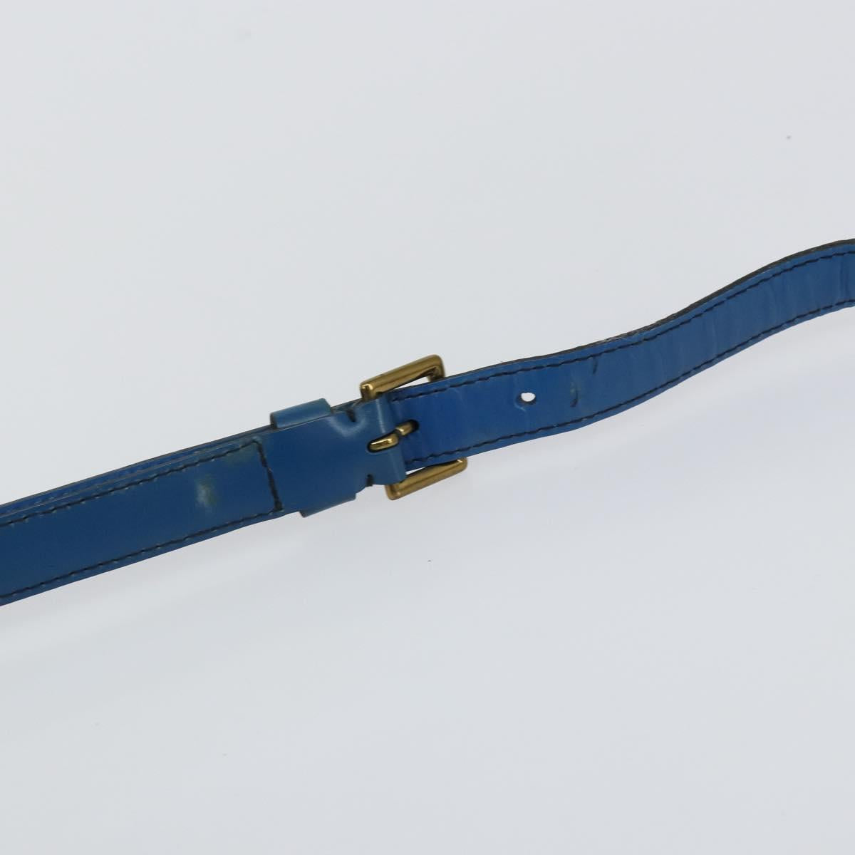 LOUIS VUITTON Epi Saint Cloud GM Shoulder Bag Toledo Blue M52195 LV Auth 143463