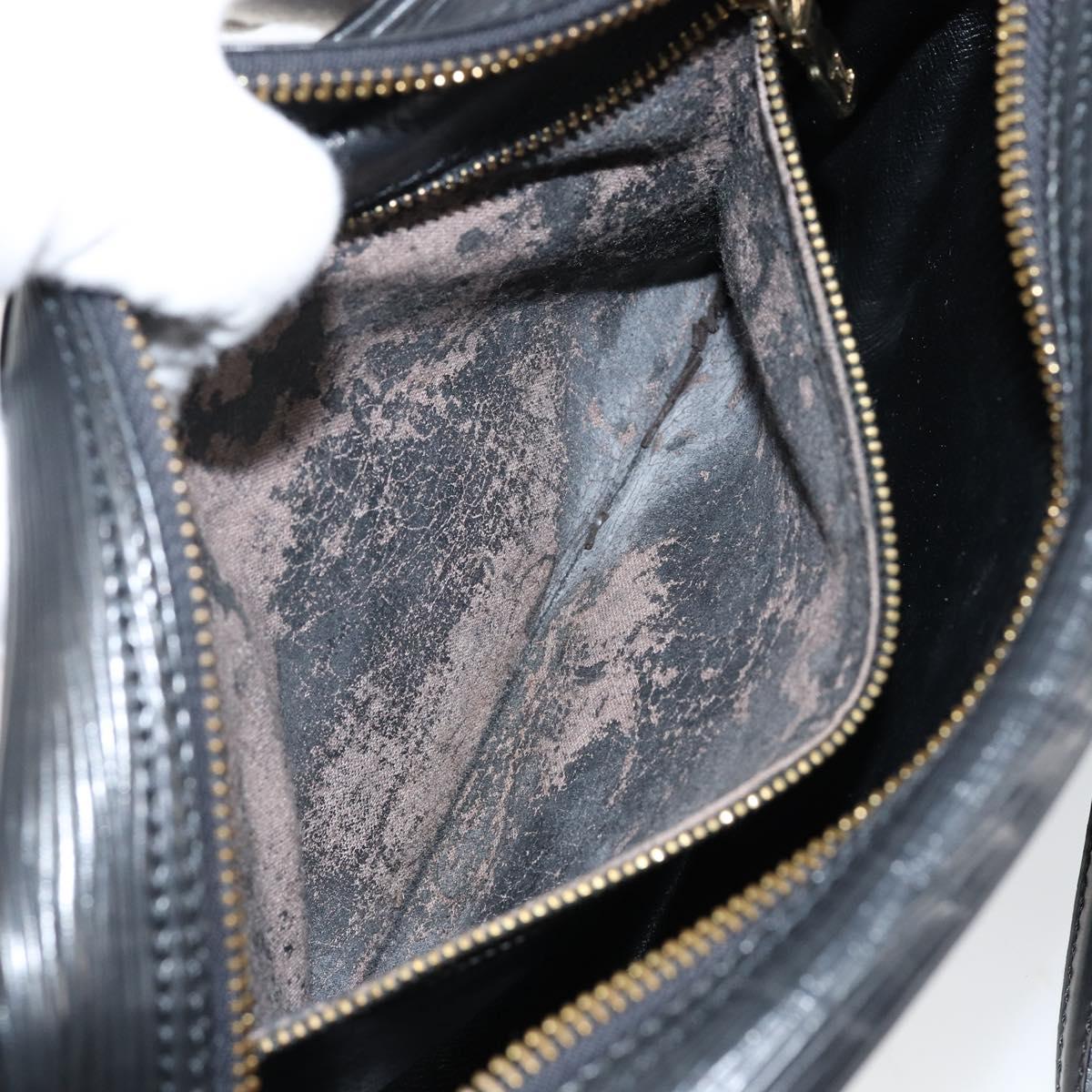 LOUIS VUITTON Epi Trocadero 23 Shoulder Bag Black M52302 LV Auth 143464