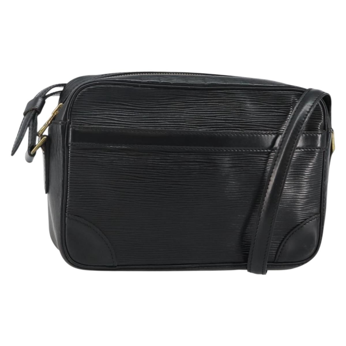 LOUIS VUITTON Epi Trocadero 23 Shoulder Bag Black M52302 LV Auth 143464