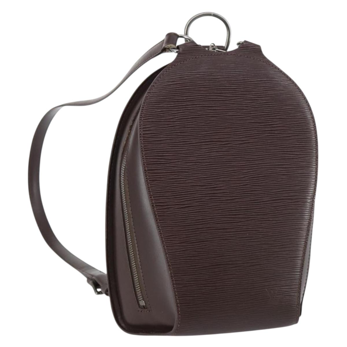 LOUIS VUITTON Epi Mabillon Backpack Mocha M5223D LV Auth 143465
