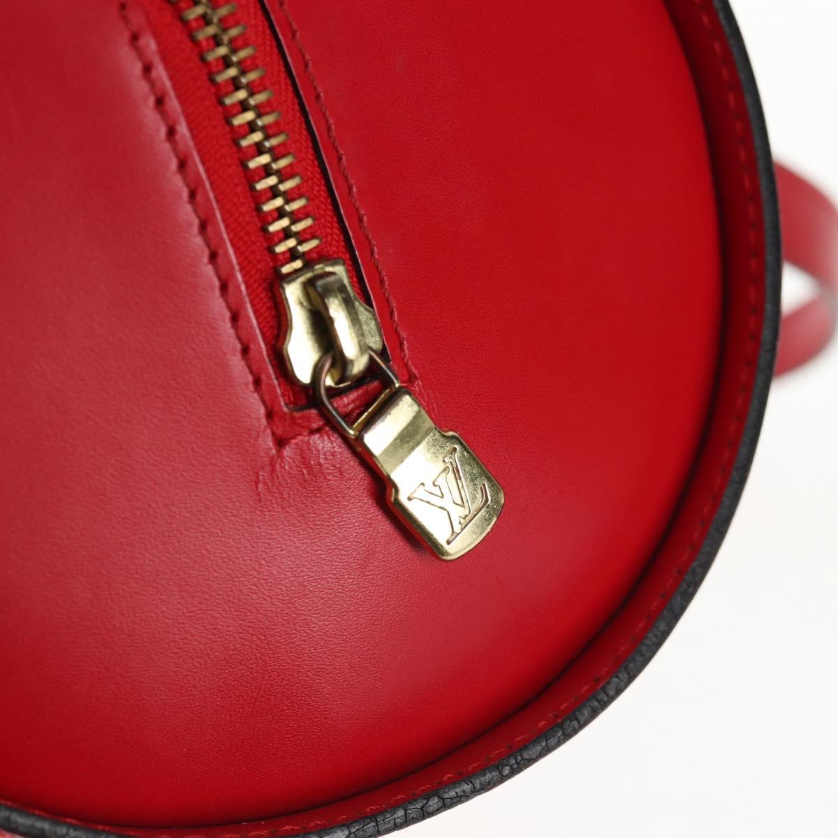 LOUIS VUITTON Epi Soufflot Hand Bag Red M52227 LV Auth 143466V