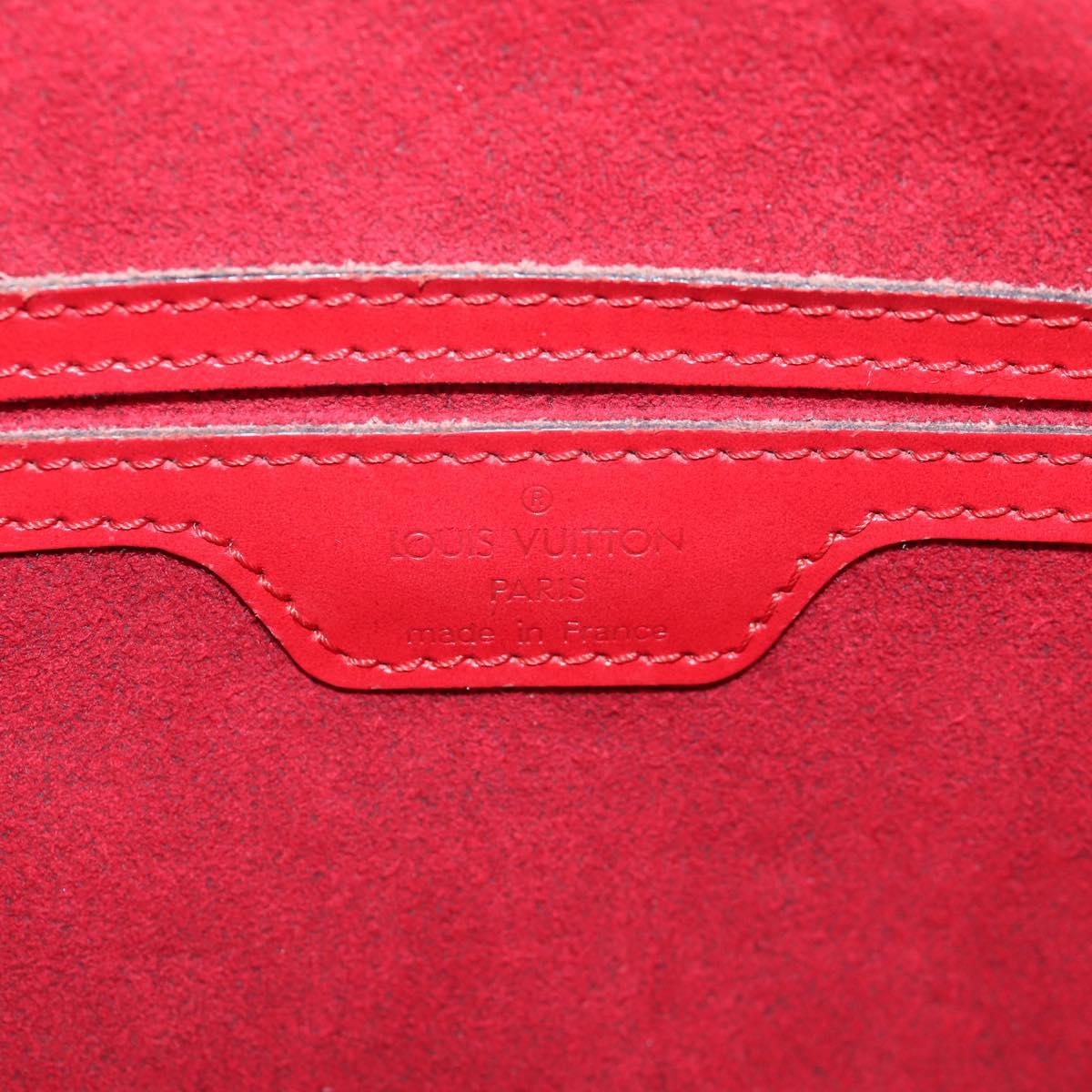 LOUIS VUITTON Epi Soufflot Hand Bag Red M52227 LV Auth 143466V