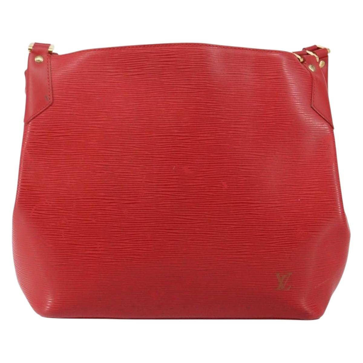 LOUIS VUITTON Epi Mandala MM Shoulder Bag Red M5889E LV Auth 143467