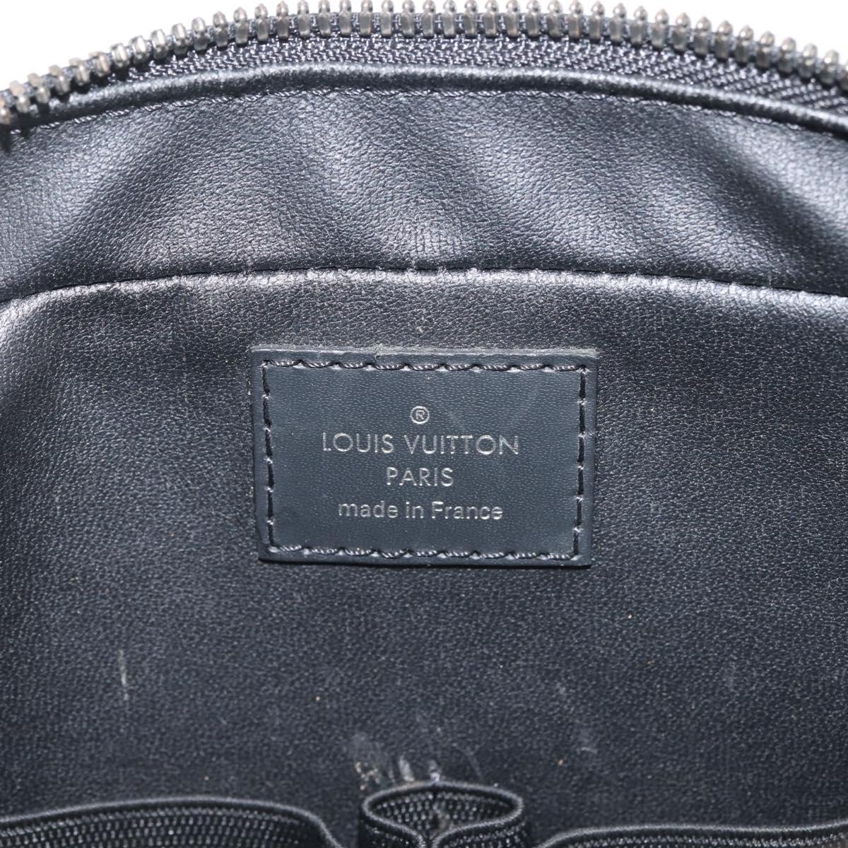 LOUIS VUITTON Monogram Eclipse Trousse Toilette GM Bag M43383 LV Auth 143472