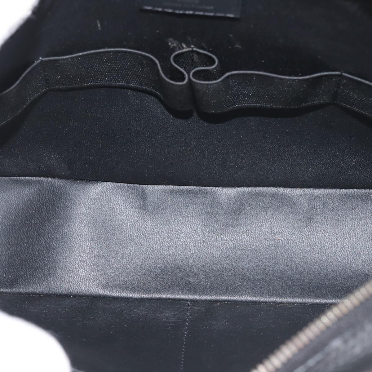 LOUIS VUITTON Monogram Eclipse Trousse Toilette GM Bag M43383 LV Auth 143472