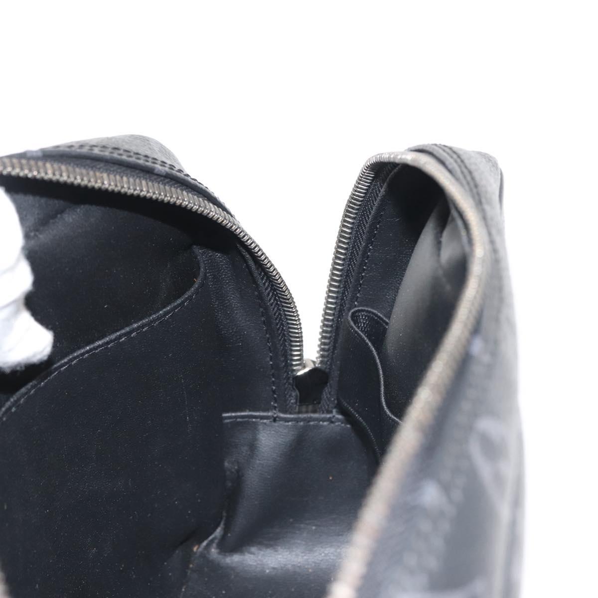 LOUIS VUITTON Monogram Eclipse Trousse Toilette GM Bag M43383 LV Auth 143472