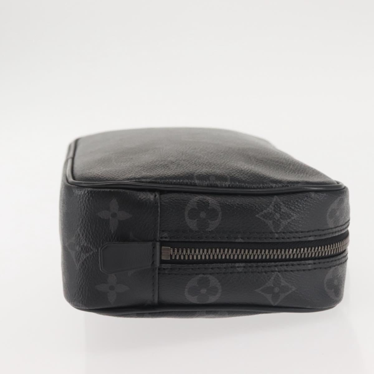 LOUIS VUITTON Monogram Eclipse Trousse Toilette GM Bag M43383 LV Auth 143472
