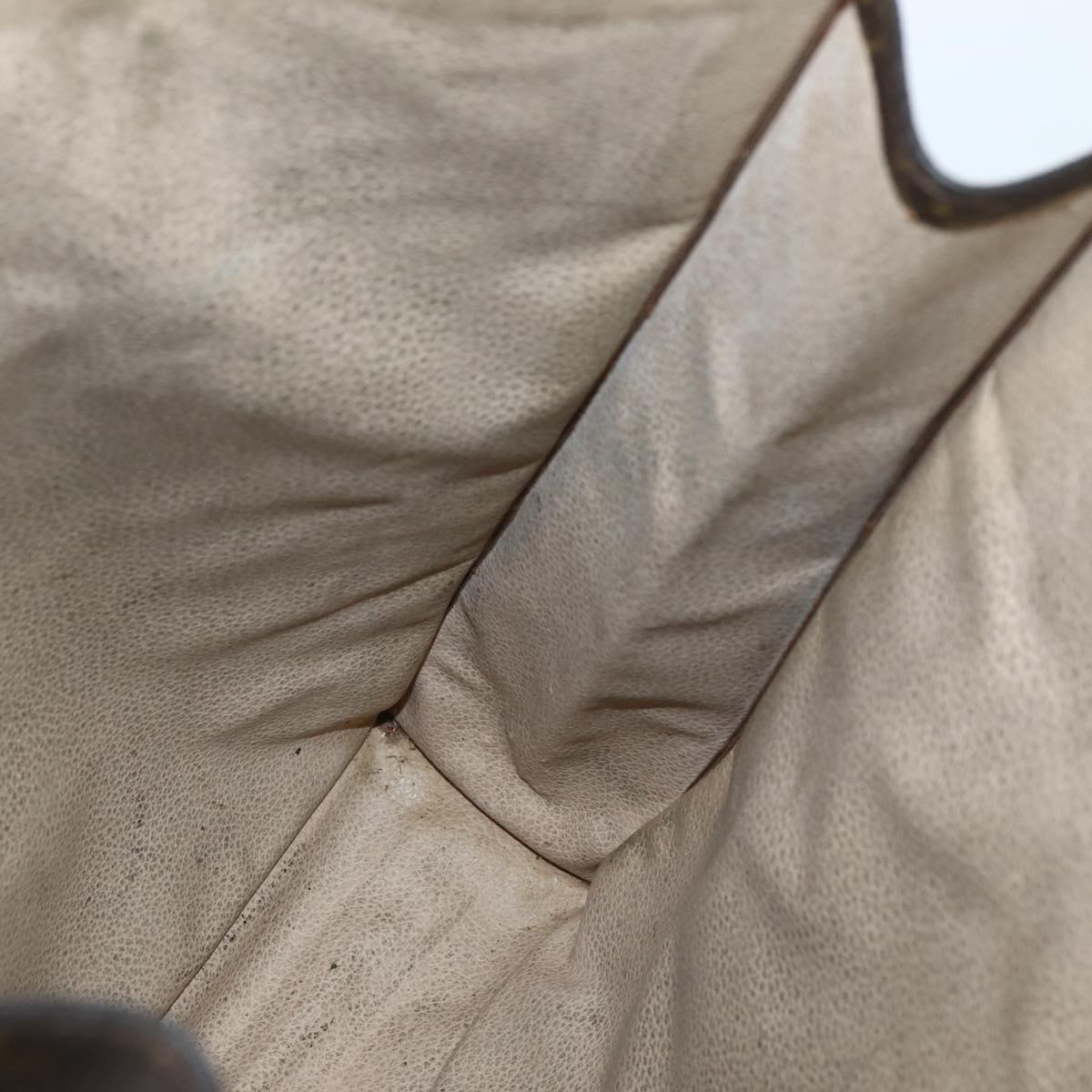 LOUIS VUITTON Monogram Sac Plat Hand Bag M51140 LV Auth 143478