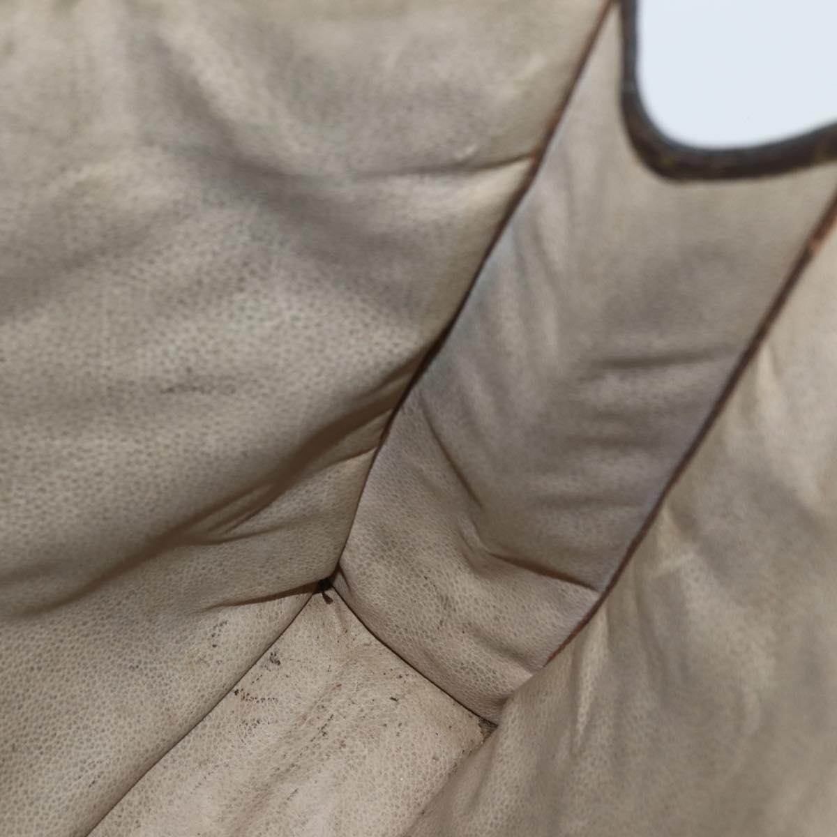 LOUIS VUITTON Monogram Sac Plat Hand Bag M51140 LV Auth 143478