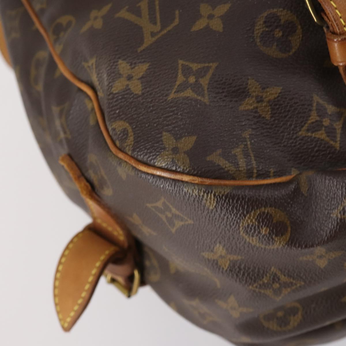 LOUIS VUITTON Monogram Saumur 43 Shoulder Bag M42252 LV Auth 143480