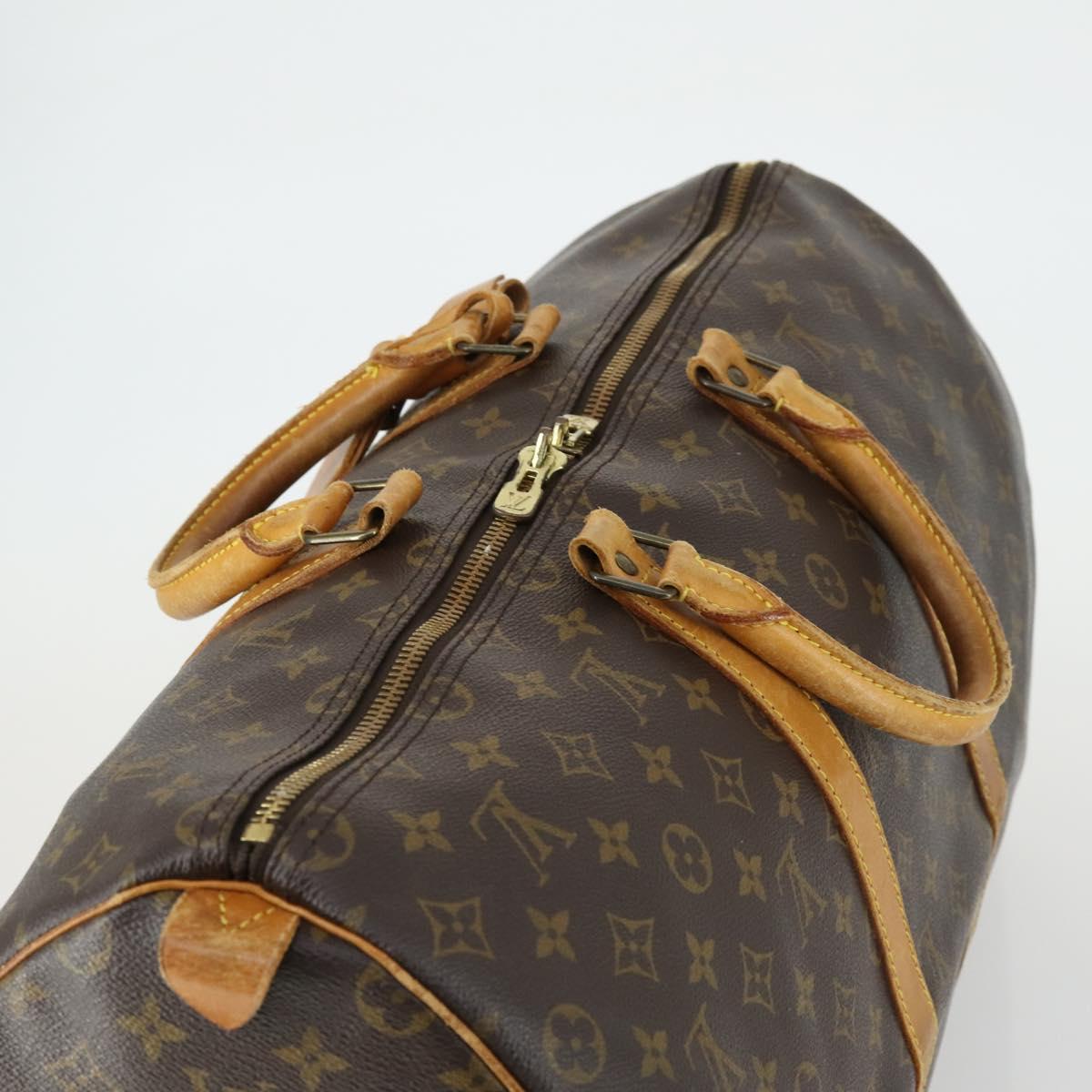 LOUIS VUITTON Monogram Keepall 50 Boston Bag M41426 LV Auth 143481