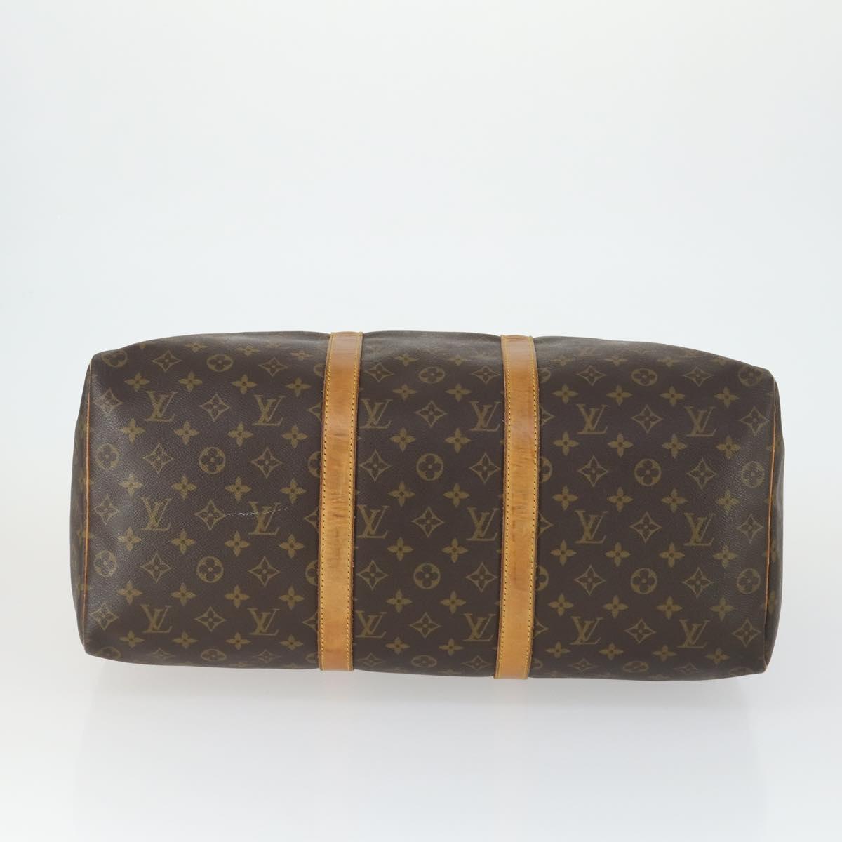 LOUIS VUITTON Monogram Keepall 50 Boston Bag M41426 LV Auth 143481