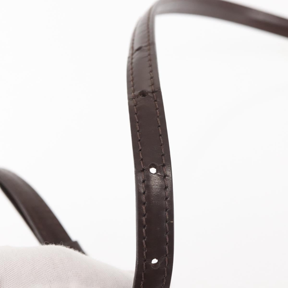 LOUIS VUITTON Damier Ebene Eva Shoulder Bag 2way N55213 LV Auth 143483