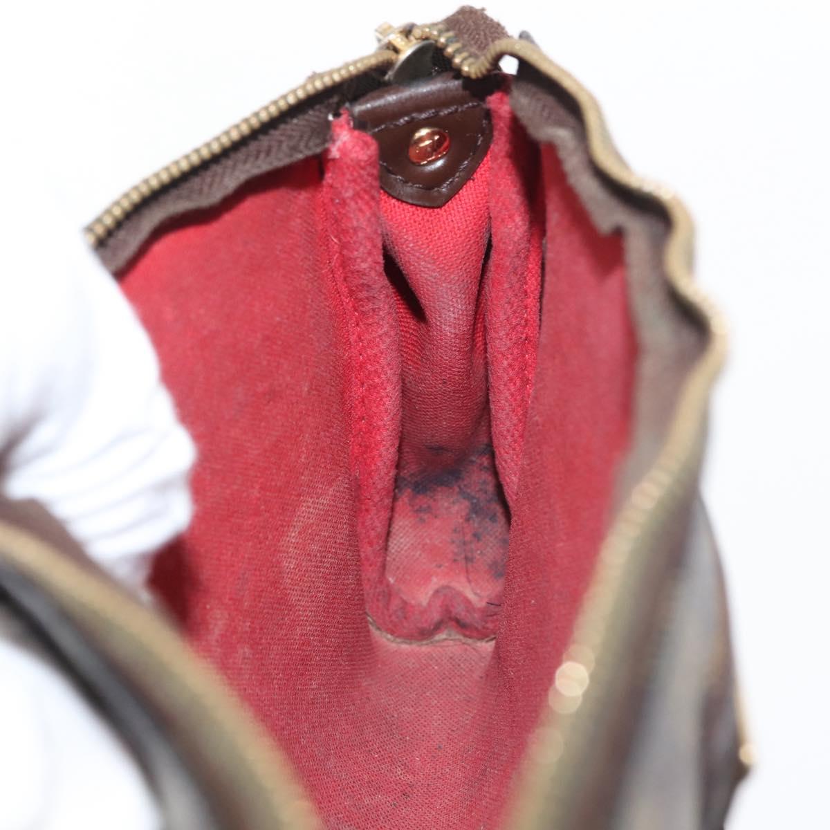 LOUIS VUITTON Damier Ebene Eva Shoulder Bag 2way N55213 LV Auth 143483