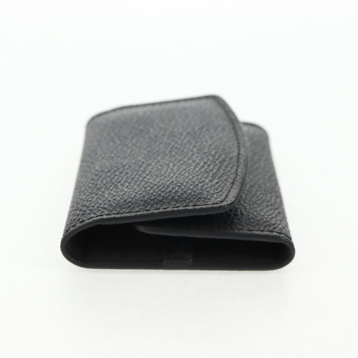 LOUIS VUITTON Damier Graphite Cuff Case Cufflinks M66948 LV Auth 143486V