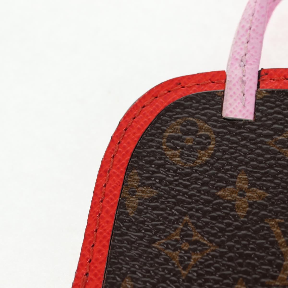 LOUIS VUITTON Monogram Pochette Cles BB Alma Key Ring M66181 LV Auth 143487V