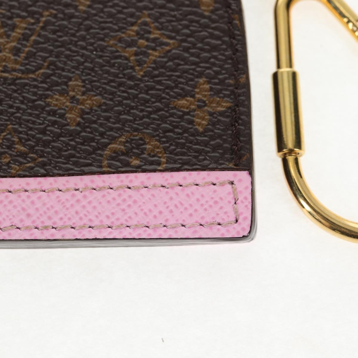 LOUIS VUITTON Monogram Pochette Cles BB Alma Key Ring M66181 LV Auth 143487V