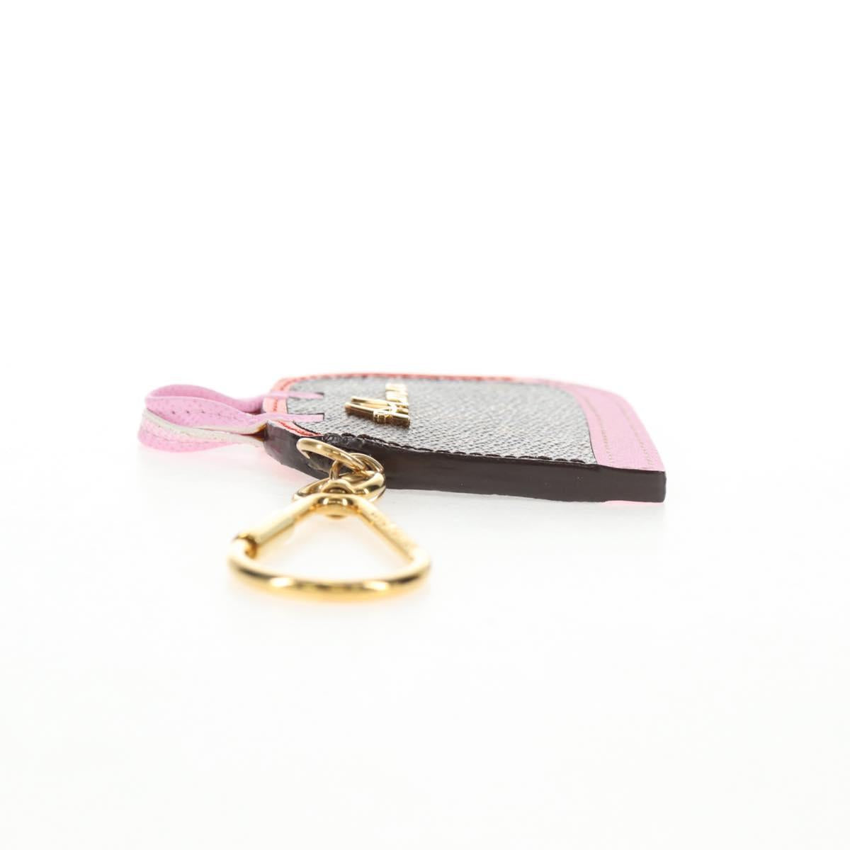 LOUIS VUITTON Monogram Pochette Cles BB Alma Key Ring M66181 LV Auth 143487V