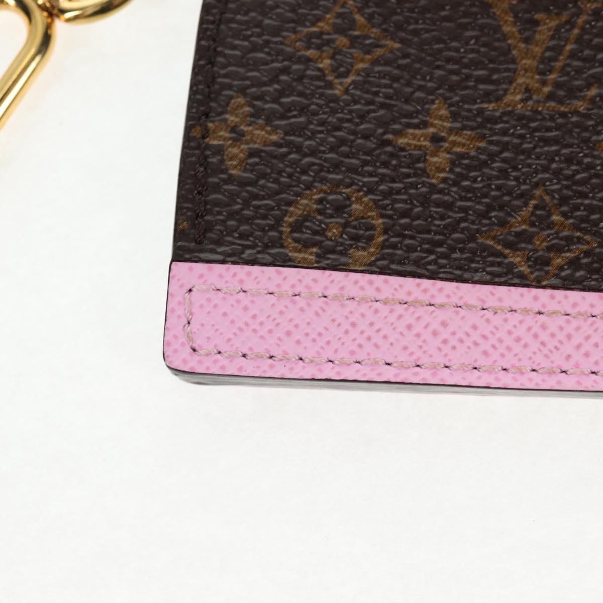 LOUIS VUITTON Monogram Pochette Cles BB Alma Key Ring M66181 LV Auth 143487V