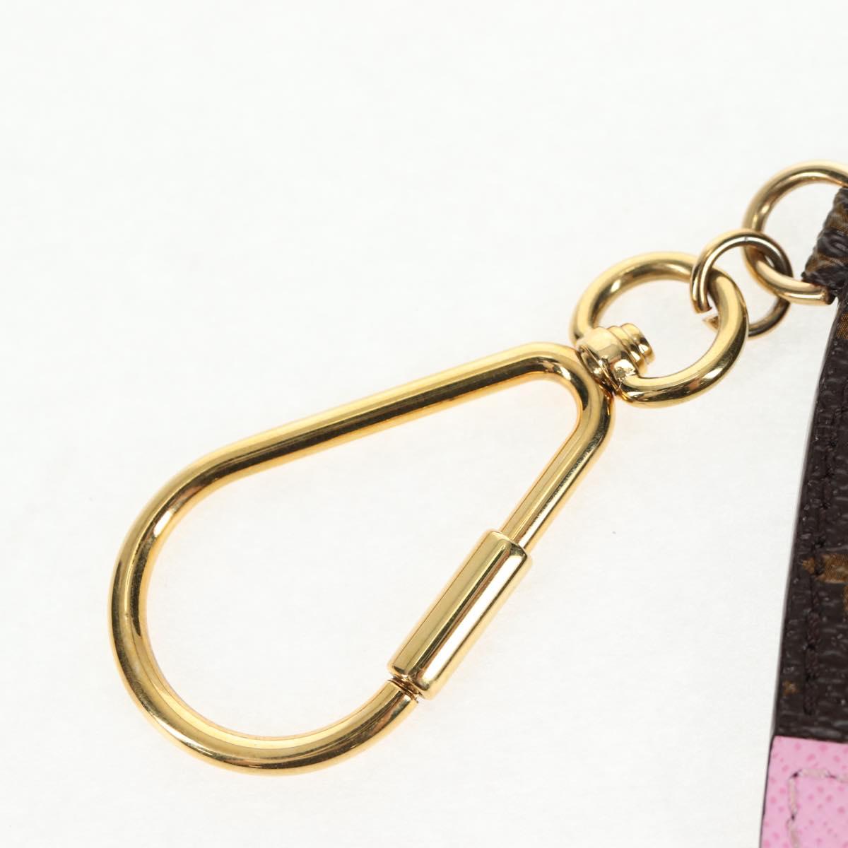 LOUIS VUITTON Monogram Pochette Cles BB Alma Key Ring M66181 LV Auth 143487V