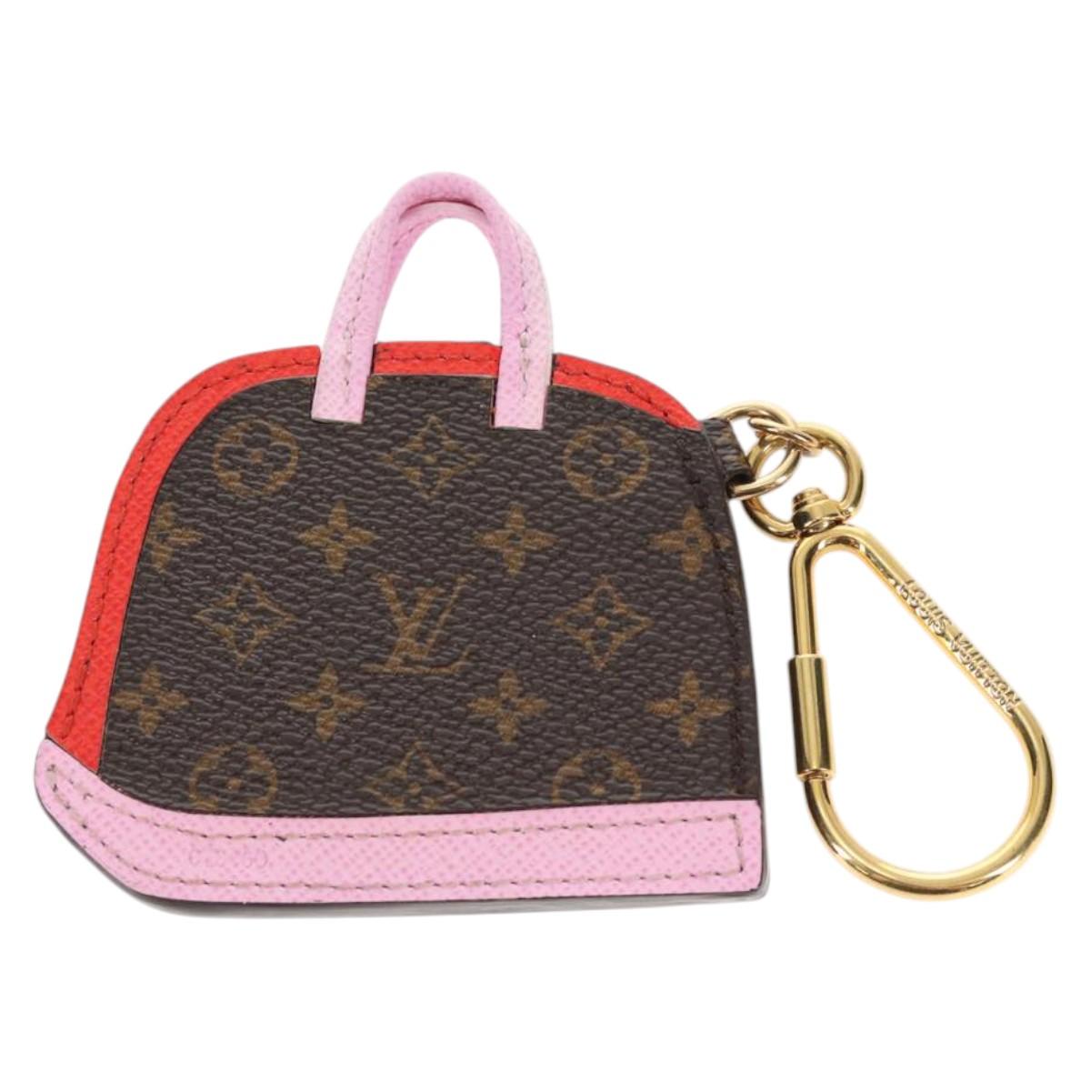 LOUIS VUITTON Monogram Pochette Cles BB Alma Key Ring M66181 LV Auth 143487V