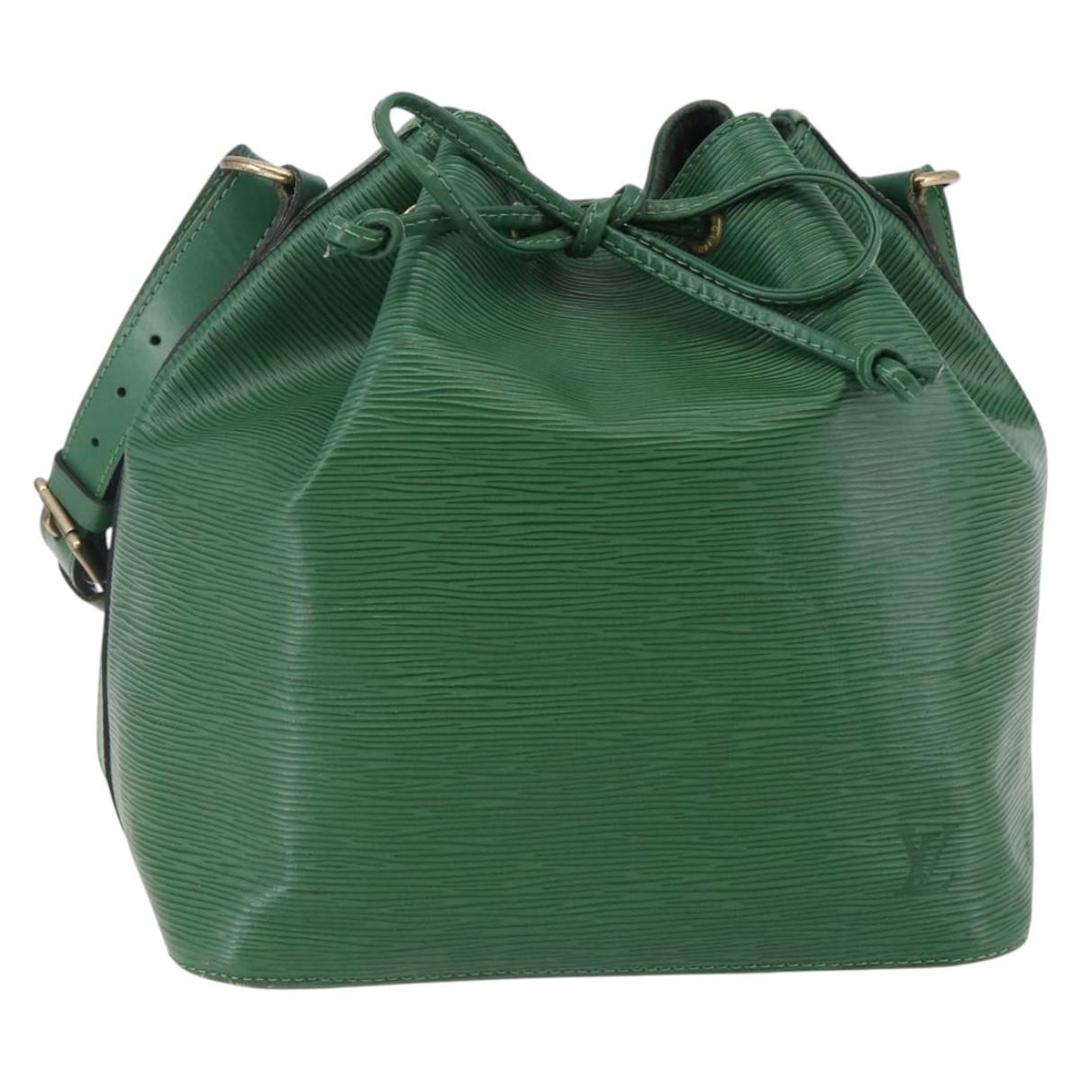 LOUIS VUITTON Epi Petit Noe Shoulder Bag Green M44104 LV Auth 143488