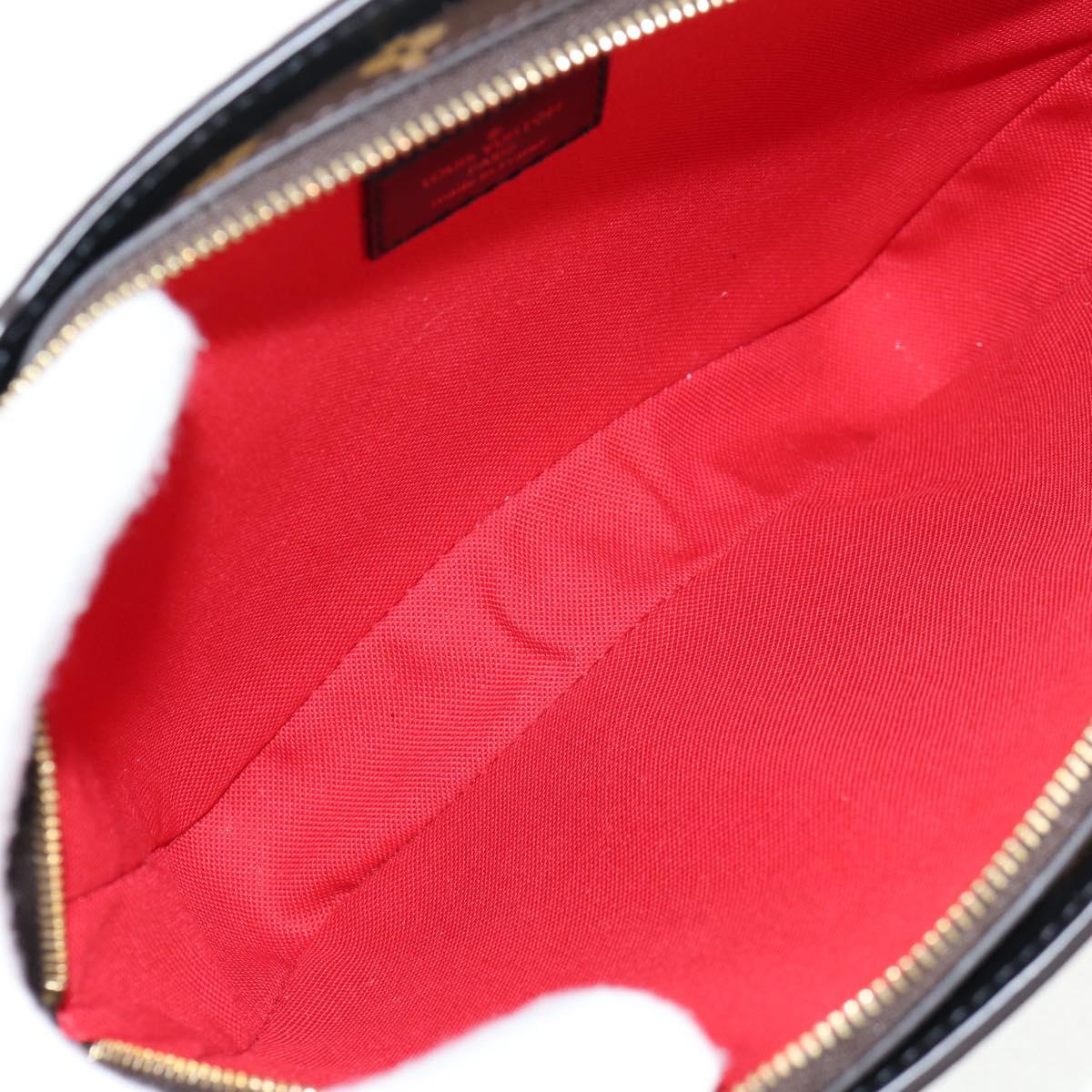 LOUIS VUITTON Monogram Game On Portefeuille Zoe Bag White M80226 LV Auth 143515M