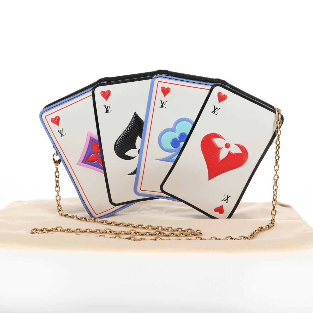 LOUIS VUITTON Monogram Game On Portefeuille Zoe Bag White M80226 LV Auth 143515M