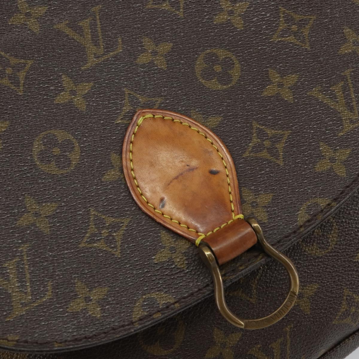 LOUIS VUITTON Monogram Saint Cloud GM Shoulder Bag M51242 LV Auth 143528