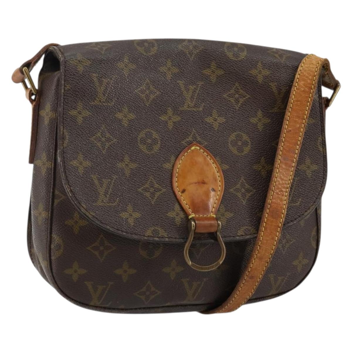 LOUIS VUITTON Monogram Saint Cloud GM Shoulder Bag M51242 LV Auth 143528