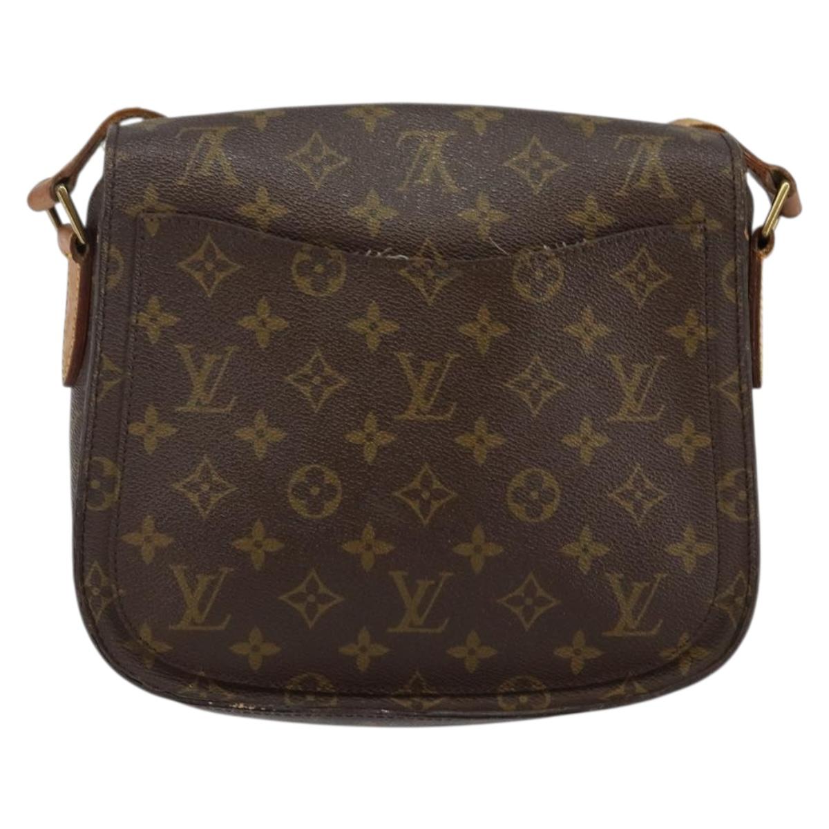 LOUIS VUITTON Monogram Saint Cloud GM Shoulder Bag M51242 LV Auth 143528