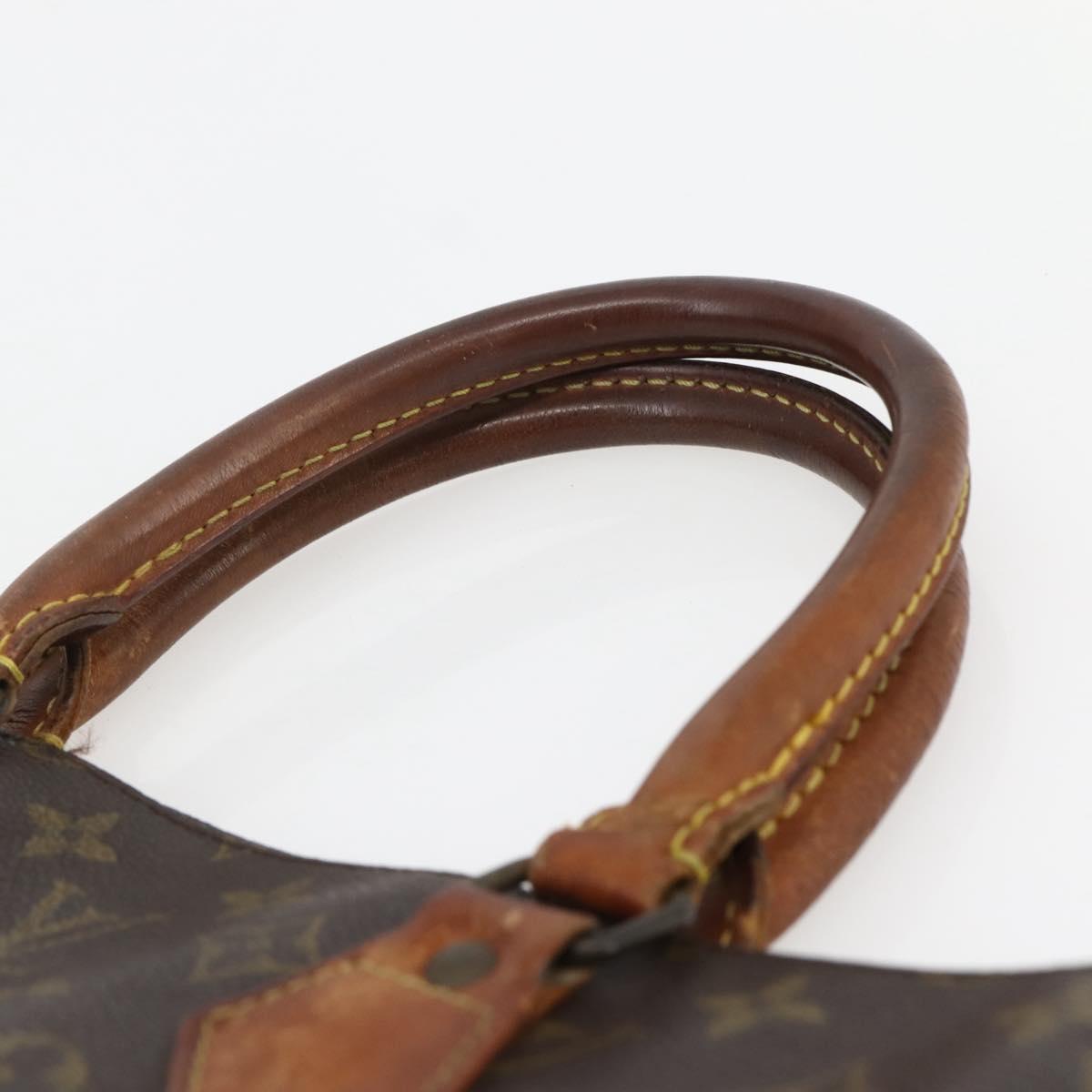 LOUIS VUITTON Monogram Sac Plat Hand Bag M51140 LV Auth 143529