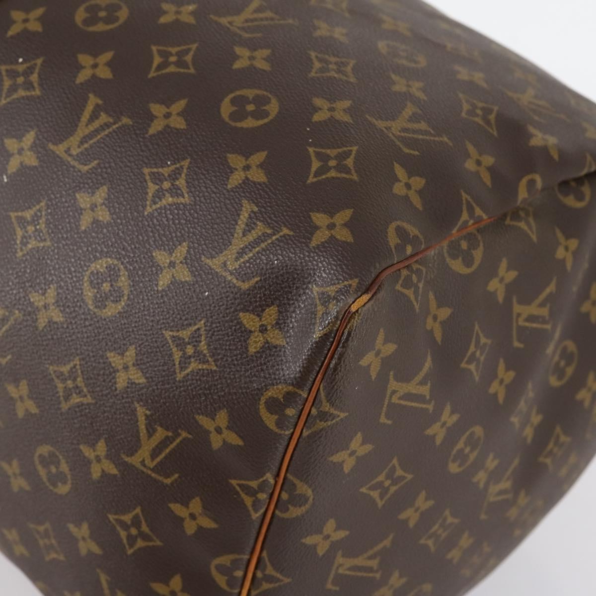 LOUIS VUITTON Monogram Keepall 55 Boston Bag M41424 LV Auth 143531