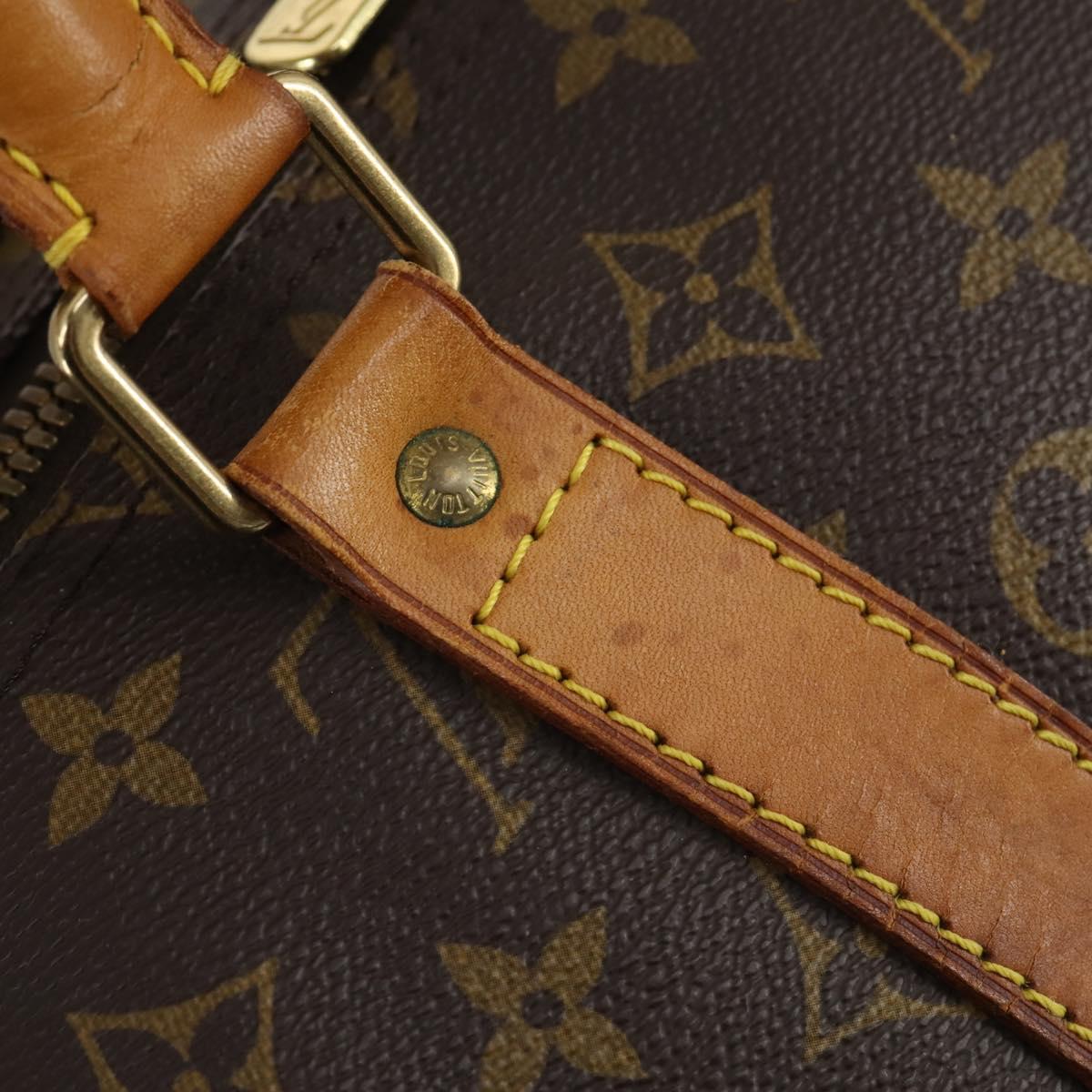 LOUIS VUITTON Monogram Keepall 55 Boston Bag M41424 LV Auth 143531