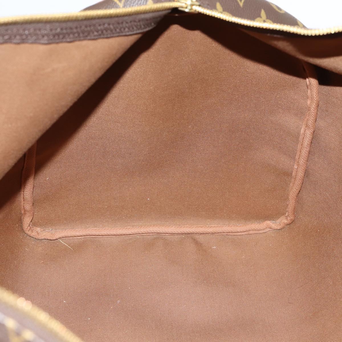 LOUIS VUITTON Monogram Keepall 55 Boston Bag M41424 LV Auth 143531