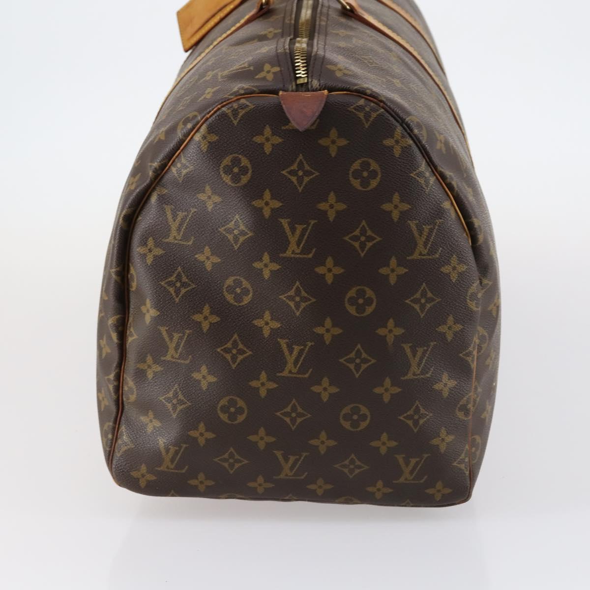 LOUIS VUITTON Monogram Keepall 55 Boston Bag M41424 LV Auth 143531