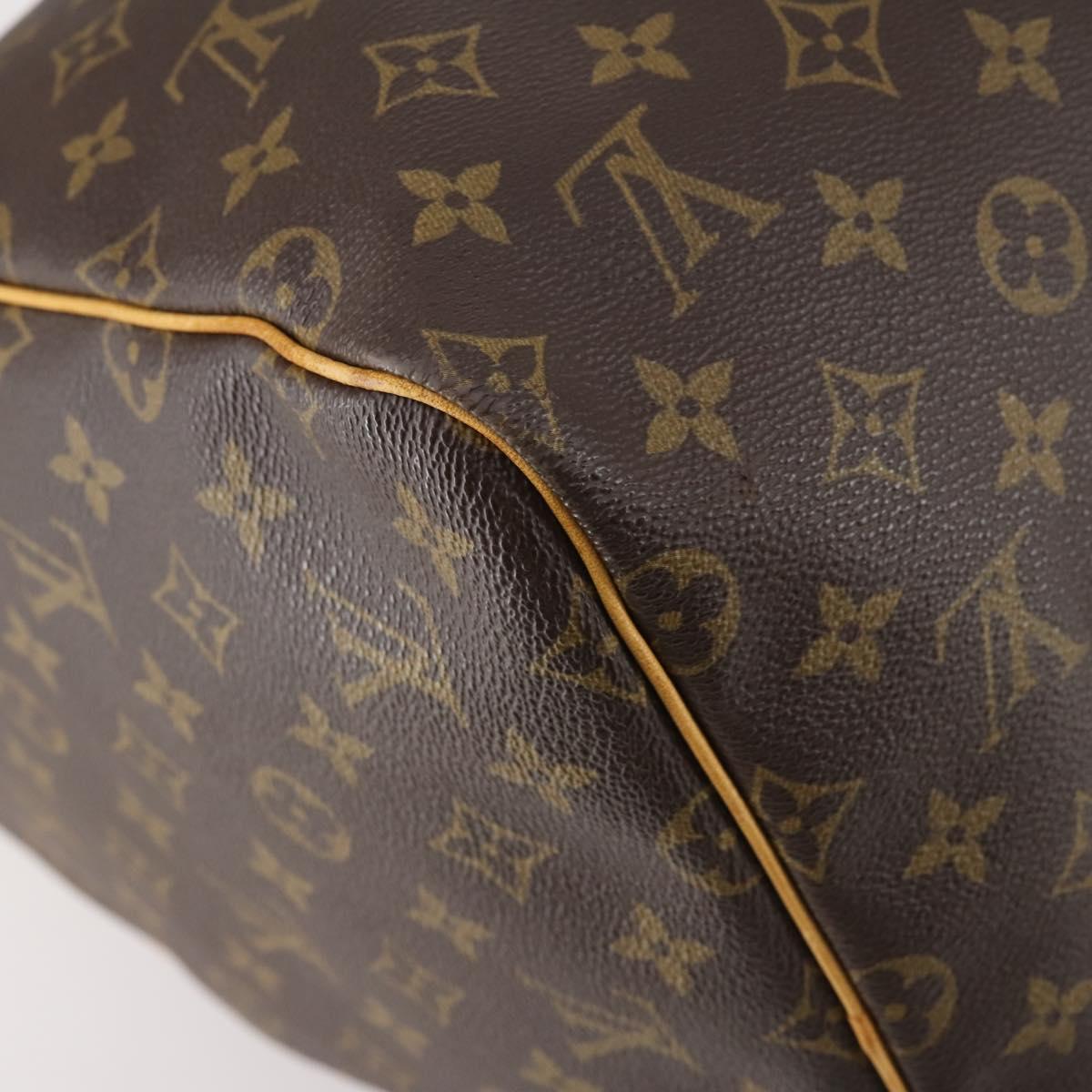 LOUIS VUITTON Monogram Keepall 55 Boston Bag M41424 LV Auth 143532V