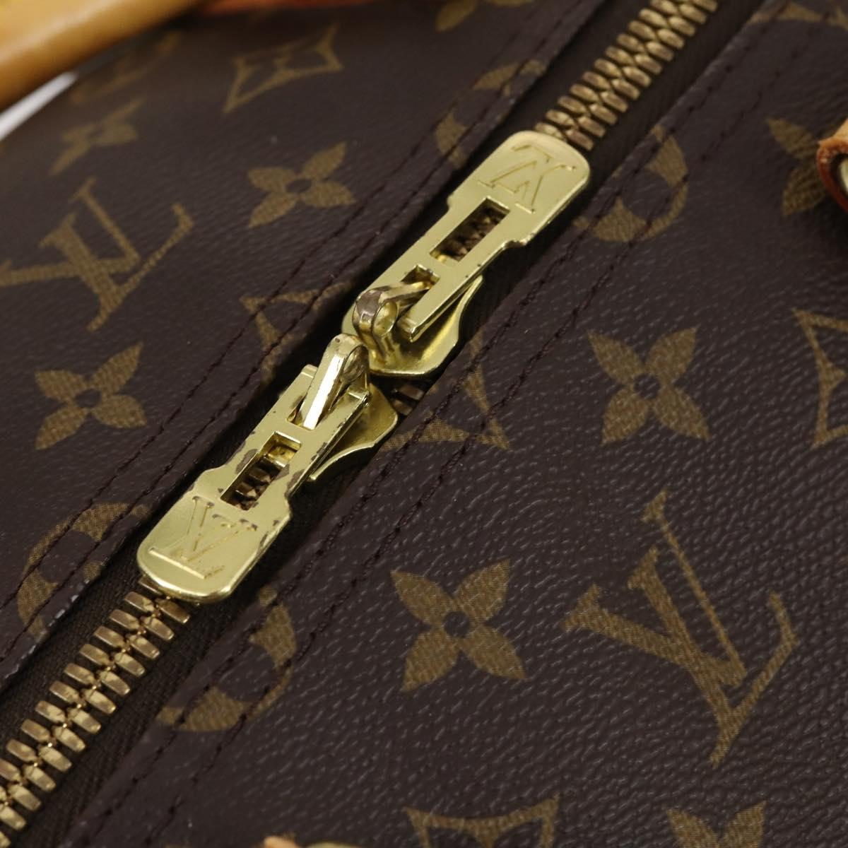 LOUIS VUITTON Monogram Keepall 55 Boston Bag M41424 LV Auth 143532V