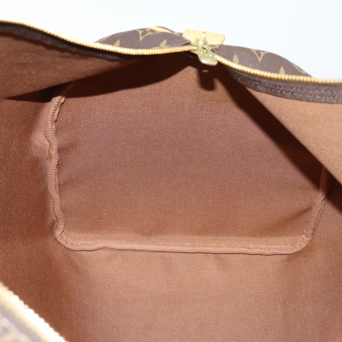 LOUIS VUITTON Monogram Keepall 55 Boston Bag M41424 LV Auth 143532V
