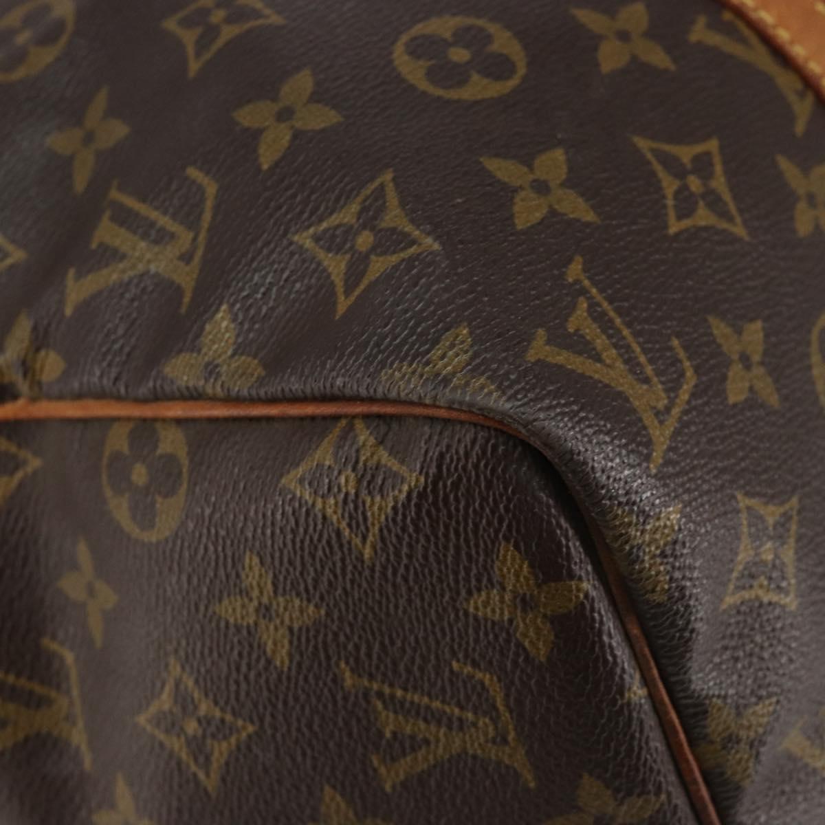 LOUIS VUITTON Monogram Sac Souple 35 Boston Bag M41626 LV Auth 143534