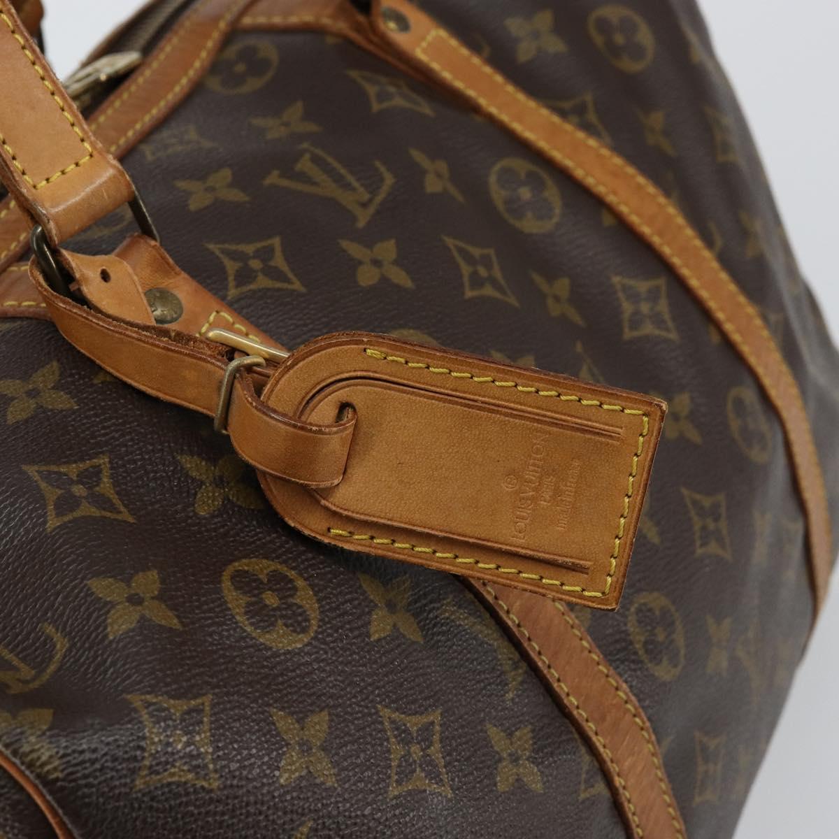 LOUIS VUITTON Monogram Sac Souple 35 Boston Bag M41626 LV Auth 143534