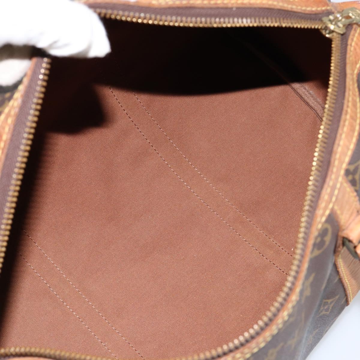 LOUIS VUITTON Monogram Sac Souple 35 Boston Bag M41626 LV Auth 143534