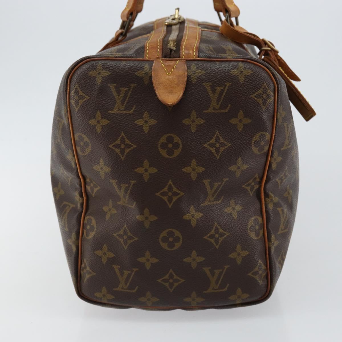 LOUIS VUITTON Monogram Sac Souple 35 Boston Bag M41626 LV Auth 143534